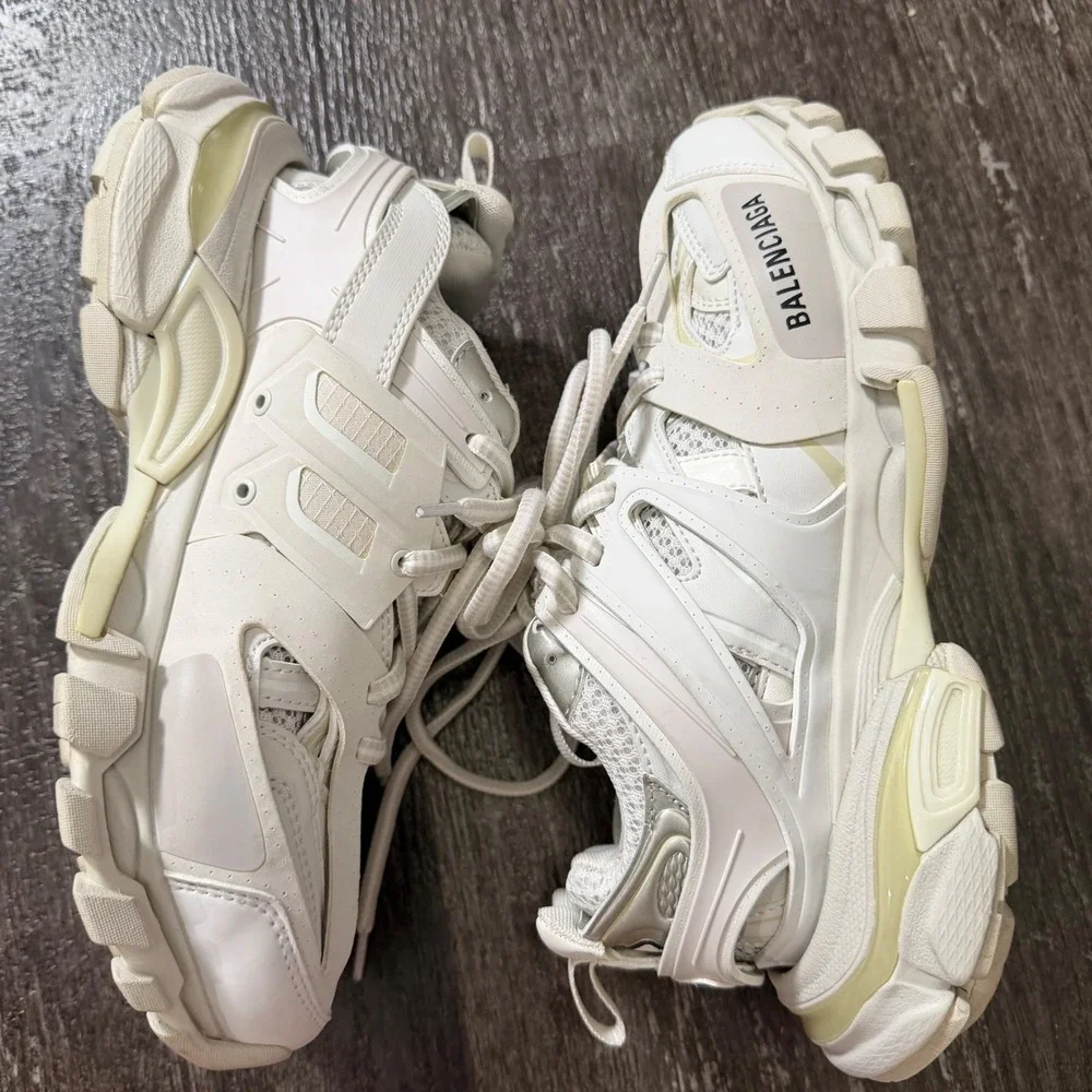 Balenciaga Track Sneakers Womens 36‎ White Chunky Mesh Designer Trainers